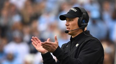 Wake Forest’s Dave Clawson Tweaks Notre Dame for ‘Renting’ QB Sam Hartman