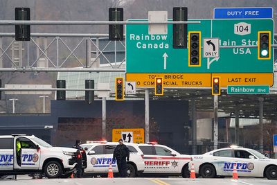 Border crossing closed after vehicle explosion on bridge connecting New York and Canada