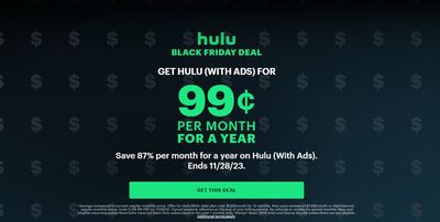 Enjoy massive savings on Hulu, Disney+, and Starz with this Black Friday deal