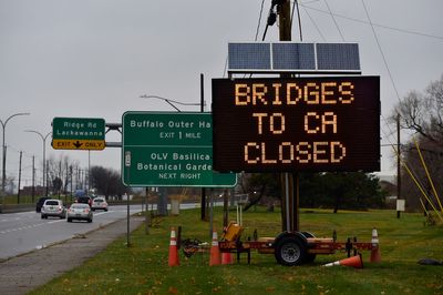 Buffalo airport closes to international flights after explosion at Niagara Falls border crossing