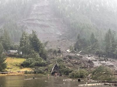 Search continues for the missing after landslide leaves 3 dead in Alaska fishing community