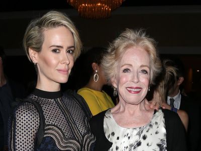 Sarah Paulson had photo of girlfriend Holland Taylor on fridge before they started dating