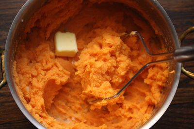 The absolute best mashed sweet potatoes