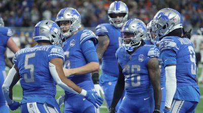 Lions Pay Tribute to John Madden on Thanksgiving With Jersey Patch That No One Can See Clearly