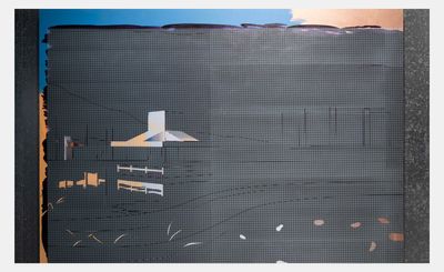 Cui Jie revisits past utopian architectures in her retro-futuristic cityscapes