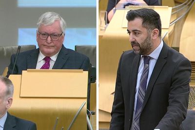 Humza Yousaf and Fergus Ewing clash at FMQs over heat pump targets