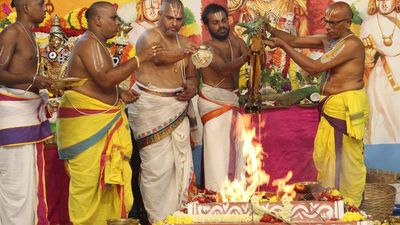 TTD conducts ‘Sri Srinivasa Divyanugraha’ homam