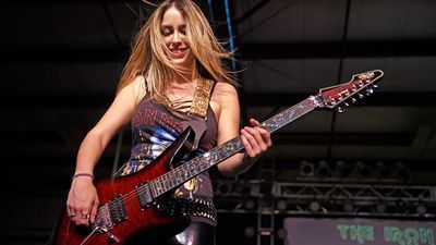 “So many people don't understand how, as a lead player, I could idolize someone like Kurt Cobain, but for me, it's also about the songwriting and passion”: Nikki Stringfield has more up her sleeve than glorious shredding with the Iron Maidens