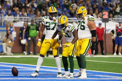 Packers take early Thanksgiving lead over Lions on big plays from Christian Watson, Jayden Reed