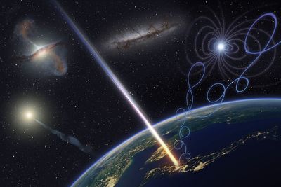 Astronomers detect mysterious high-energy particle falling to Earth from space
