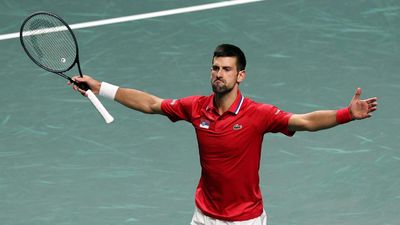 Djokovic sends Serbia into Davis Cup semi against Italy