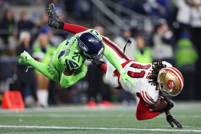 This Brock Purdy TD throw to Brandon Aiyuk is a DIME