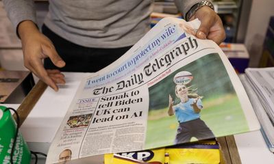 Frontrunner in Telegraph newspaper takeover bid accuses rivals of hypocrisy