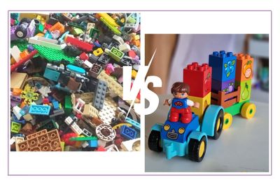 LEGO DUPLO vs LEGO - we compare these popular toys in price, safety, playability and staying-power