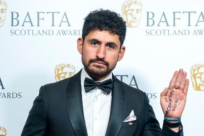 Actor breaks silence after Gaza ceasefire call censored by BBC at Scottish Baftas