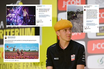Tweets of the week: Tadej Pogačar dances, Peter Sagan crashes, and wet training