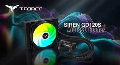 Teamgroup Releases the T-Force Siren GD120S AIO liquid cooler for PCIe 5.0 M.2 SSDs