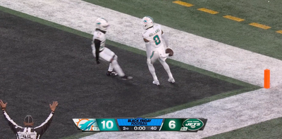 Watch: Dolphins Pull Off Wild 99-Yard Reverse Hail Mary on Last-Second Interception vs. Jets