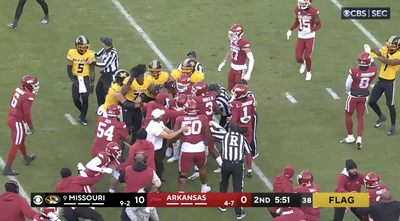 3 players were ejected from the Missouri-Arkansas game after a big brawl broke out