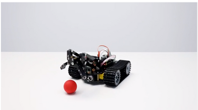 This totally unnecessary but awesome Raspberry Pi-powered robot tank is only $55 for Black Friday