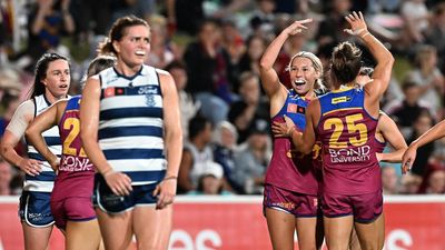 Lions fend off plucky Cats, advance to AFLW decider
