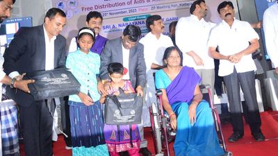 Minister launches ADIP distribution for disabled persons in Kadapa