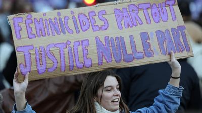 Thousands march in France to denounce violence against women