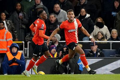 Luton leave it late as Jacob Brown goal sinks Crystal Palace