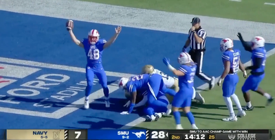 SMU Long Snapper Scores Unlikeliest Touchdown of the College Football Weekend