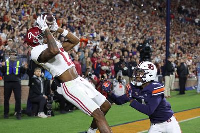 Jalen Milroe’s miracle Alabama TD capped off chaotic final minutes of Iron Bowl in win vs. Auburn