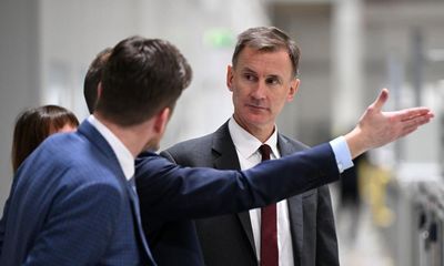 Jovial Jeremy Hunt says he is going for ‘growth’, but remains hobbled by Brexit
