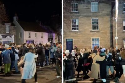 'Glorious': Footage of giant ceilidh in Scottish town goes viral