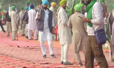 Farmers launch 3-day protest on Chandigarh-Mohali border, demanding MSP, debt write-off