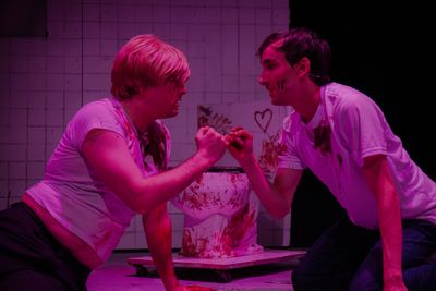 A musical parody of 'Saw' teases out the queer love story from a cult horror hit