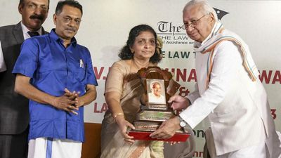 Justice V. R. Krishna Iyer Award conferred posthumously on Oommen Chandy