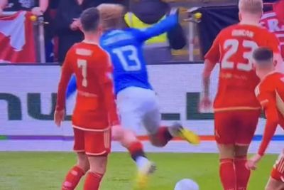 Todd Cantwell slammed for 'ridiculous' Rangers dive in Aberdeen draw