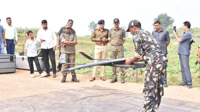 Drone surveillance unit started at ferry point in Mancherial district
