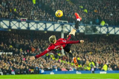 Gary Neville hails ‘magical’ Alejandro Garnacho bicycle kick for Manchester United against Everton