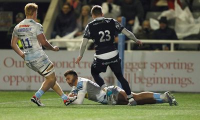 Henry Slade helps Exeter recover to end away drought with win at Newcastle