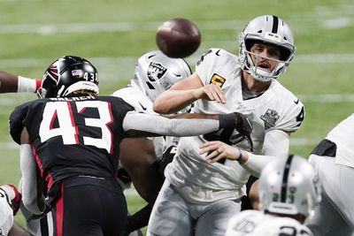 Third time’s the charm? Derek Carr seeking first career win vs. Falcons