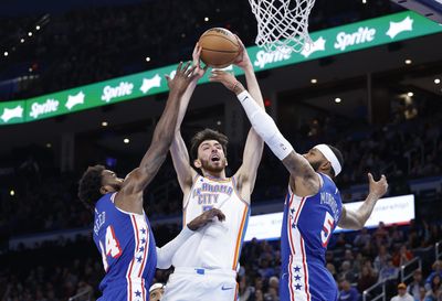 Chet Holmgren breaks another Thunder rookie record in 33-point outing against Sixers
