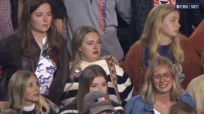 CBS’s Shots of Really Sad Auburn Fans After Stunning Loss to Alabama Led to So Many Jokes