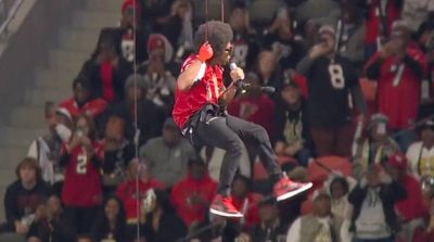 Ludacris Descended From the Heavens to Sing One of His Classic Hits to Falcons Fans