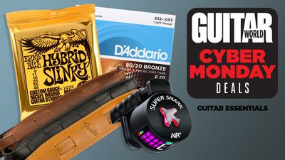 Now is the best time to stock up on all your guitar essentials – here are the top Cyber Monday string, pick, cable and strap bargains you must not miss