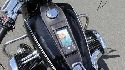 BMW R 18 Owners, Check Out This Fancy Leather Strap For Your Smartphone