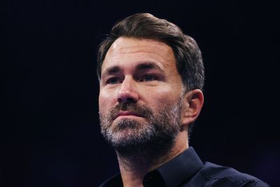 Eddie Hearn hits out at reporter over Conor McGregor question after Katie Taylor fight
