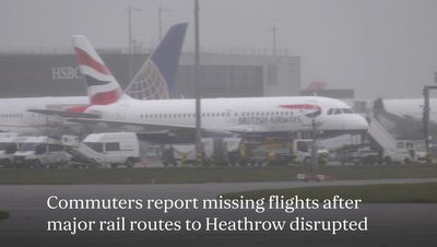 Heathrow passengers miss flights amid disruption on Tube, Elizabeth Line and airport express trains
