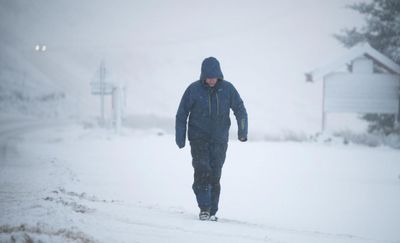 Snow arrives as temperatures to plunge again during the week