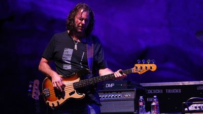  “The higher up you wear your bass, the more it makes you think about what you’re playing. I don’t want to think that much”: Tim Lefebvre explains the belt-level placement of his low-slung P-Bass