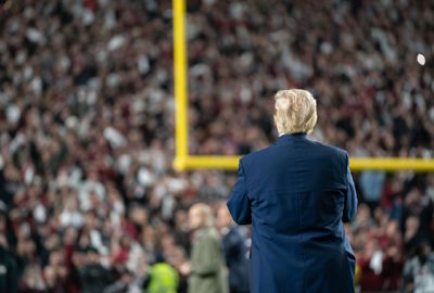 Trump booed at SC college football game